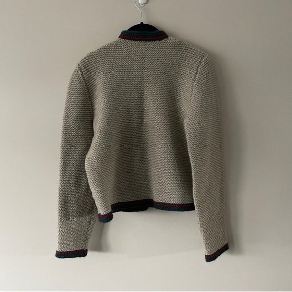 𝅺Vintage Handmade Knit Cardigan Sweater - Picture 2 of 5